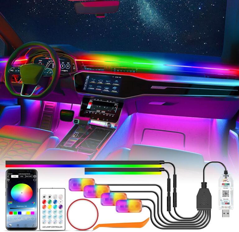 Top 4 des meilleurs éclairages LED intérieur voiture en 2026