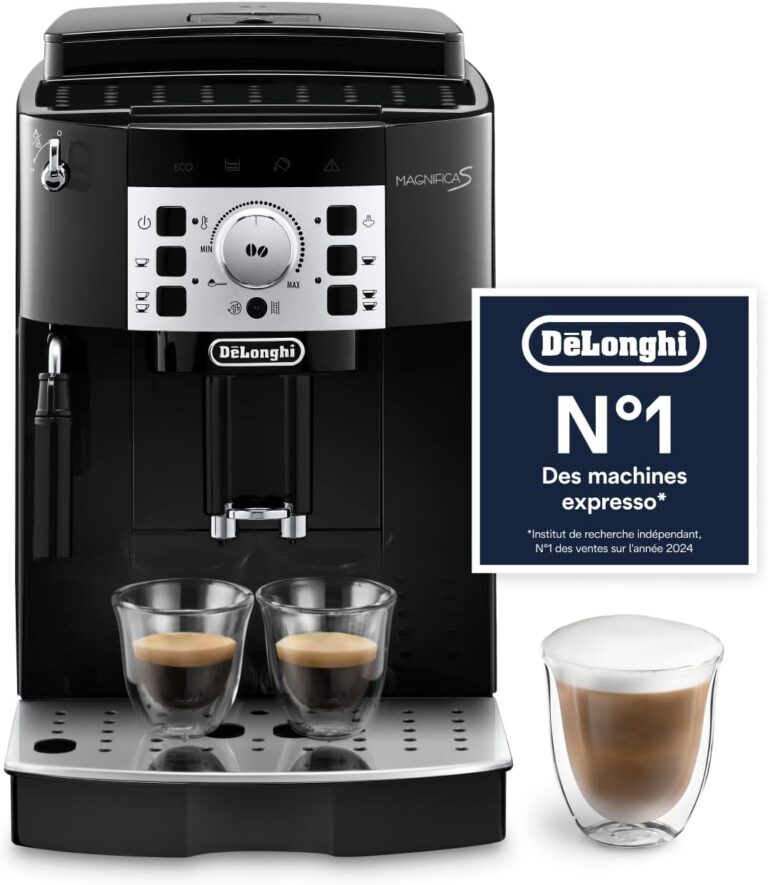 De’Longhi Magnifica S en 2026 : broyeur intégré et café en 25 secondes