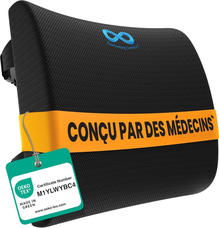 Meilleurs coussins lombaires voiture 2026 : gel, mousse et confort