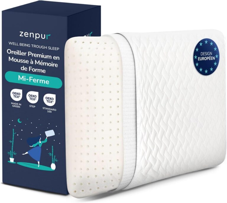 Top 3 des meilleurs oreillers cervicaux ergonomiques en 2026